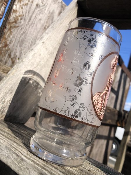 画像6: 70s Vintage Glass Pepsi Cola Victorian (R372) (6)