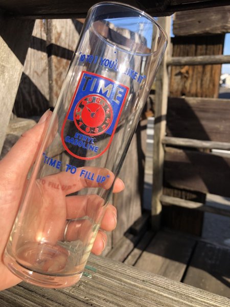 画像6: Vintage Glass Ethyl Gasoline " TIME " (R377) (6)