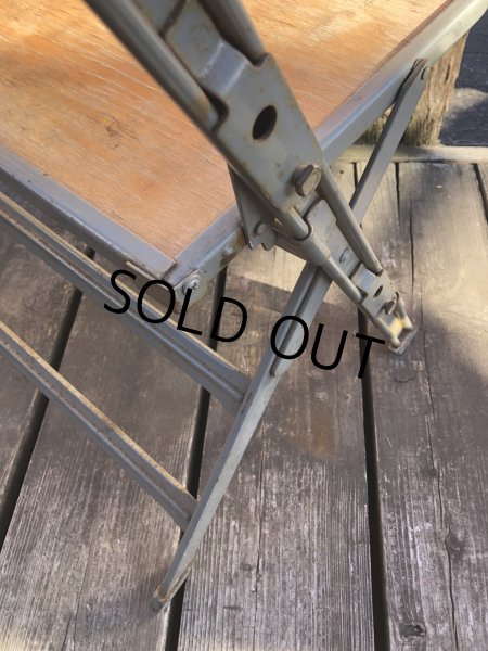 画像9: Vintage USA  Metal x Wood Folding Chair Clarin (B382) (9)