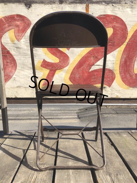 画像5: Vintage USA Metal Folding Chair Packer7 (B384) (5)
