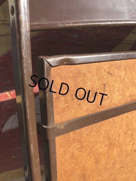 画像9: Vintage USA Metal Folding Chair Packer7 (B384) (9)