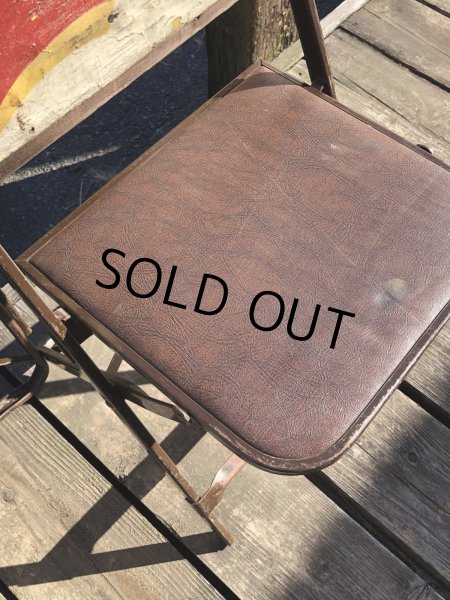 画像4: Vintage USA Metal Folding Chair Packer7 (B385) (4)