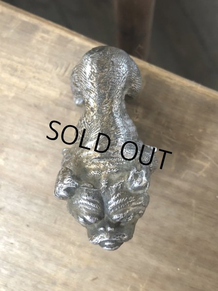 画像11: Vintage Bulldog Metal Paper Weight Statue (R387) (11)