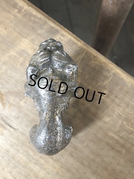 画像10: Vintage Bulldog Metal Paper Weight Statue (R387) (10)