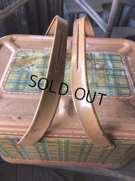 画像6: Vintage U.S.A. Metal Picnic Basket (R388) (6)