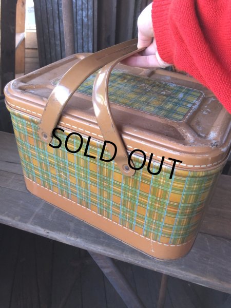 画像12: Vintage U.S.A. Metal Picnic Basket (R388) (12)