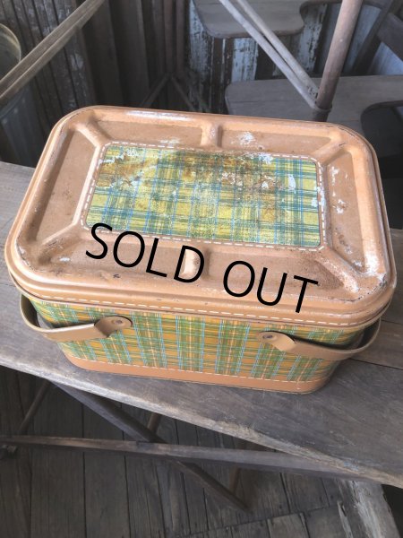 画像7: Vintage U.S.A. Metal Picnic Basket (R388) (7)