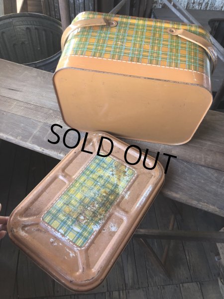 画像11: Vintage U.S.A. Metal Picnic Basket (R388) (11)