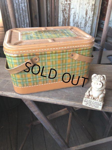 画像13: Vintage U.S.A. Metal Picnic Basket (R388) (13)