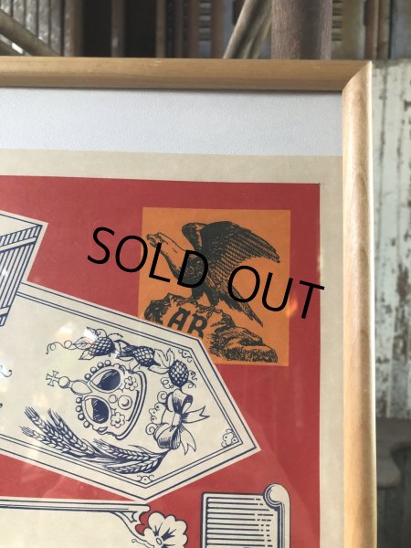 画像5: Vintage Budweiser Beer 1876-1976 100YEARS w/Frame (R393) (5)