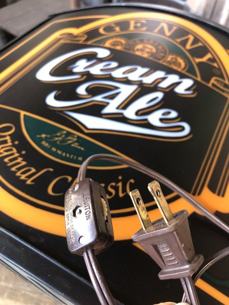 画像2: Vintage Advertising Genesee Beer Genny Cream Ale Store Display Light Sign (R396) (2)