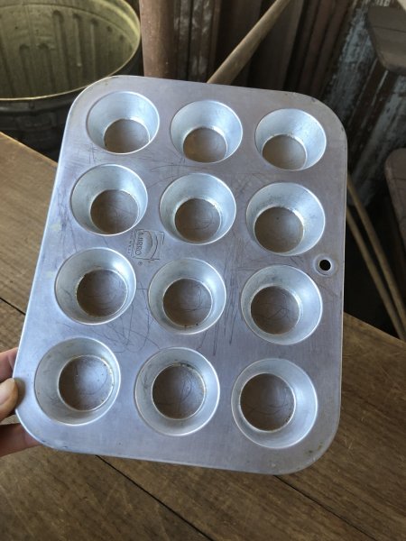 画像11: Vintage USA MIRRO Kitchenware Cupcake Muffin Tin Pan (R414)  (11)