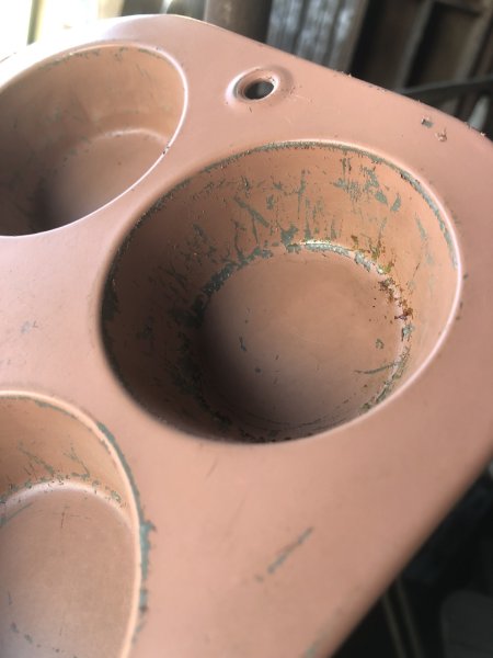 画像2: Vintage USA Kitchenware Cupcake Muffin Tin Pan (R417)  (2)