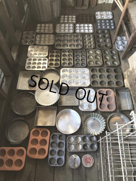 画像7: Vintage USA EKCO Metal Kitchenware Cupcake Muffin Tin Pan (R407)  (7)