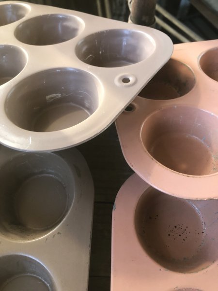 画像6: Vintage USA Kitchenware Cupcake Muffin Tin Pan (R417)  (6)