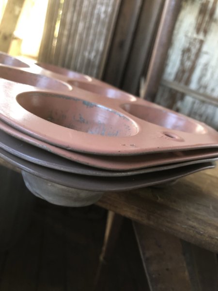 画像7: Vintage USA Kitchenware Cupcake Muffin Tin Pan (R417)  (7)