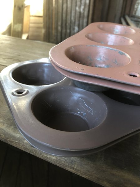 画像8: Vintage USA Kitchenware Cupcake Muffin Tin Pan (R417)  (8)