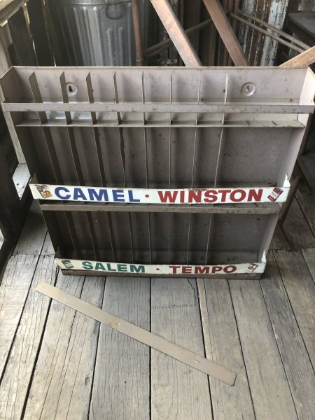画像22: 70s Advertising Cigarette Store Display Metal Rack Camel Winston Salem Tempo20 (R420)  (22)