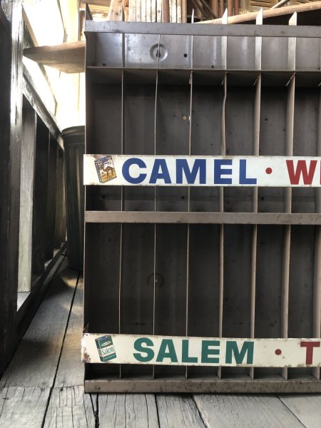画像5: 70s Advertising Cigarette Store Display Metal Rack Camel Winston Salem Tempo20 (R420)  (5)