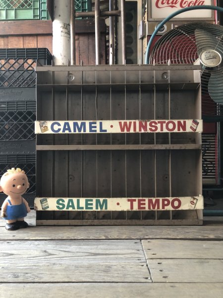 画像27: 70s Advertising Cigarette Store Display Metal Rack Camel Winston Salem Tempo20 (R420)  (27)