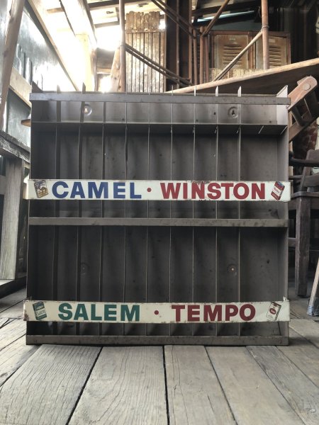 画像23: 70s Advertising Cigarette Store Display Metal Rack Camel Winston Salem Tempo20 (R420)  (23)
