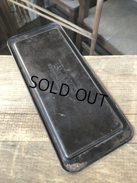 画像4: Vintage USA Kitchenware Metal Pan Plate CALUMET Baking Powder (R428)  (4)