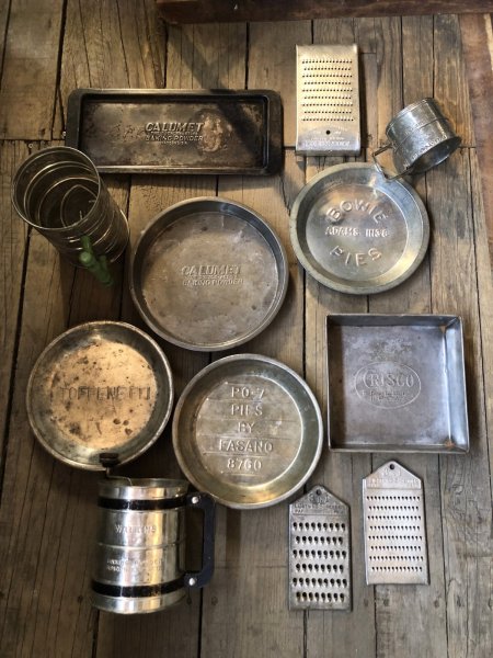 画像7: Vintage USA Kitchenware Pie Plate BOWIE (R426)  (7)