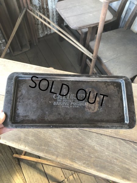 画像5: Vintage USA Kitchenware Metal Pan Plate CALUMET Baking Powder (R428)  (5)
