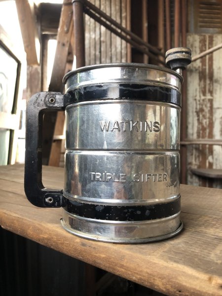 画像6: Vintage USA Kitchenware WATKINS TRIPLE SIFTER (R431)  (6)