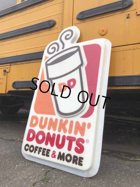 画像3: 【店舗引き取り限定】 Vintage Advertising Dunkin' Donuts Store Display Original Sign (R432)  (3)