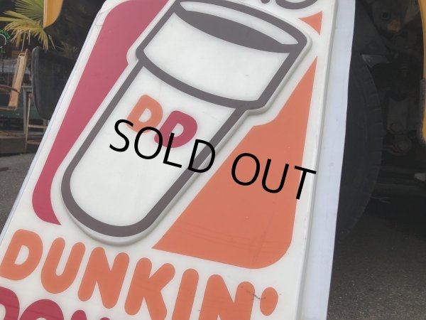画像3: 【店舗引き取り限定】 Vintage Advertising Dunkin' Donuts Store Display Original Sign (R433)  (3)
