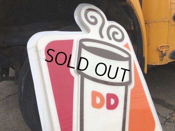 画像2: 【店舗引き取り限定】 Vintage Advertising Dunkin' Donuts Store Display Original Sign (R433)  (2)
