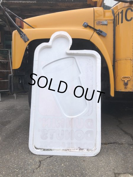 画像12: 【店舗引き取り限定】 Vintage Advertising Dunkin' Donuts Store Display Original Sign (R433)  (12)