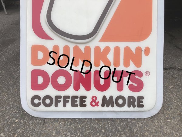 画像4: 【店舗引き取り限定】 Vintage Advertising Dunkin' Donuts Store Display Original Sign (R433)  (4)