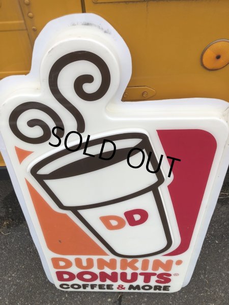 画像4: 【店舗引き取り限定】 Vintage Advertising Dunkin' Donuts Store Display Original Sign (R432)  (4)