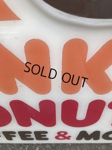 画像9: 【店舗引き取り限定】 Vintage Advertising Dunkin' Donuts Store Display Original Sign (R432)  (9)