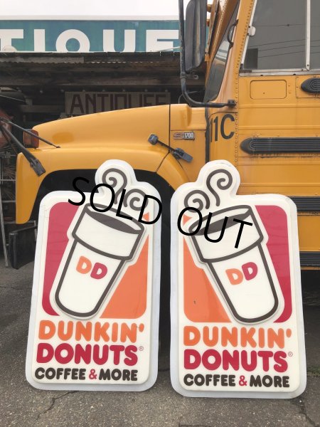 画像13: 【店舗引き取り限定】 Vintage Advertising Dunkin' Donuts Store Display Original Sign (R432)  (13)
