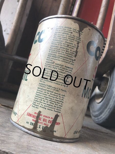 画像5: Vintage Oli Can CONOCO Super Motor Oil (M417)  (5)