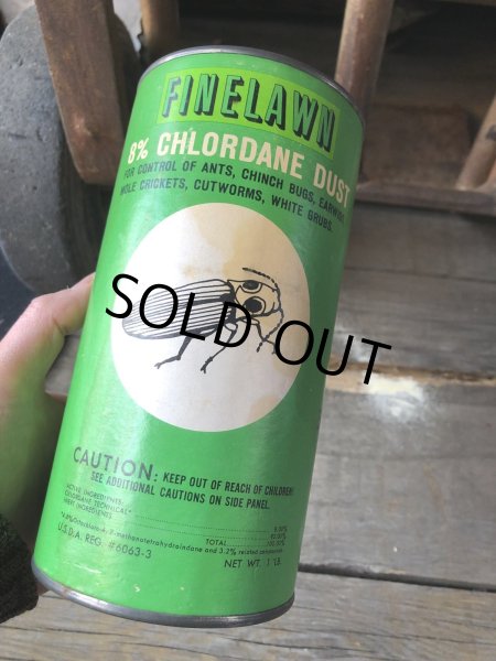 画像6: Vintage Can Finelawn 8% Chilordane Dust (R436) (6)