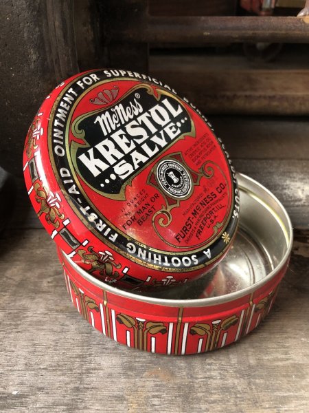 画像6: Vintage Mc Ness KRESTOL SALVE Can (R447)  (6)