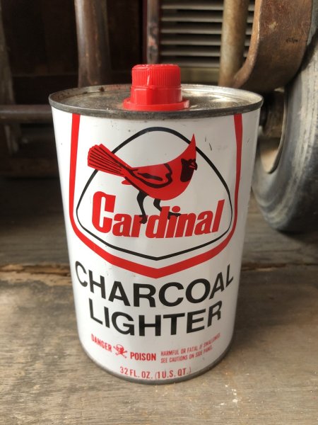 画像2: Vintage Cardinal Charcoal Lighter Can (R446) (2)