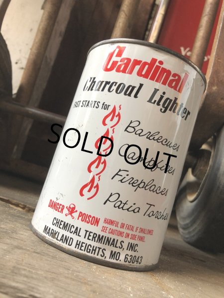 画像4: Vintage Cardinal Charcoal Lighter Can (R446) (4)