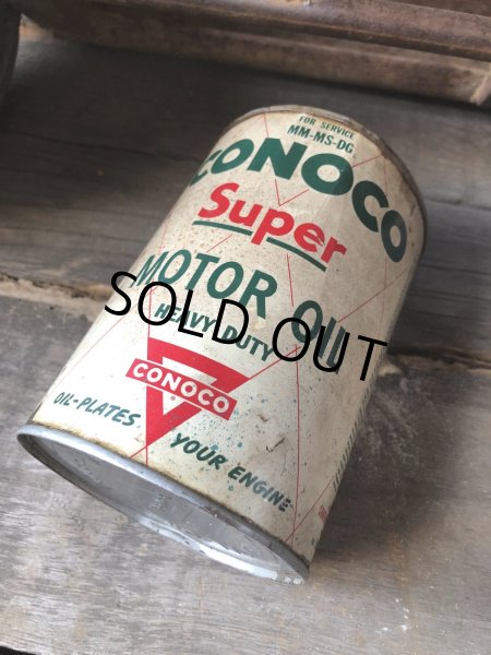 画像8: Vintage Oli Can CONOCO Super Motor Oil (M417)  (8)