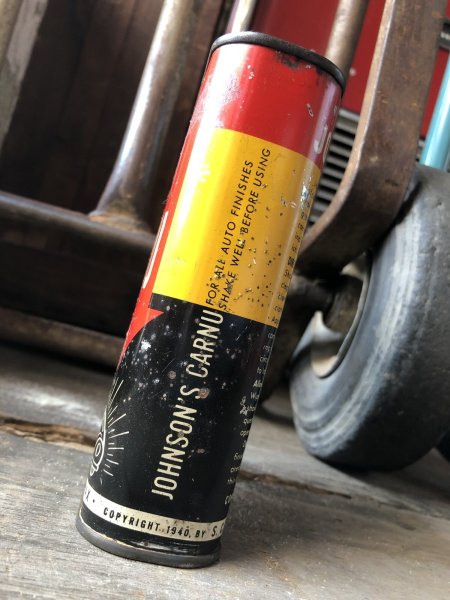 画像2: Vintage Wax Can Johnson's CARNU (R448)  (2)