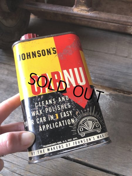 画像7: Vintage Wax Can Johnson's CARNU (R448)  (7)