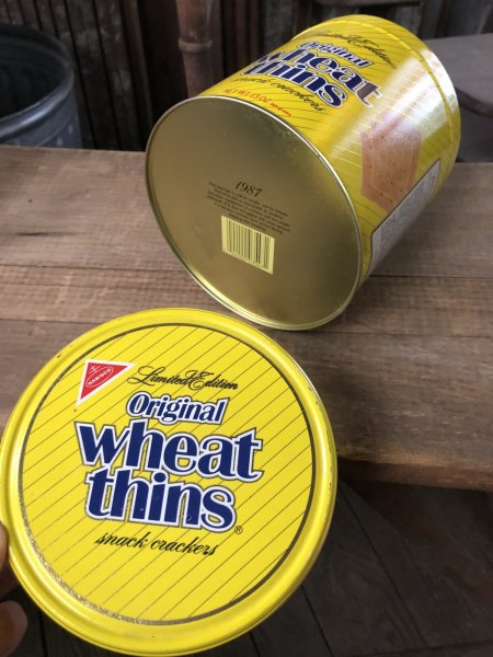 画像7: Advertising Tin Can Nabisco Limited Edition Wheat Thins (R426) (7)
