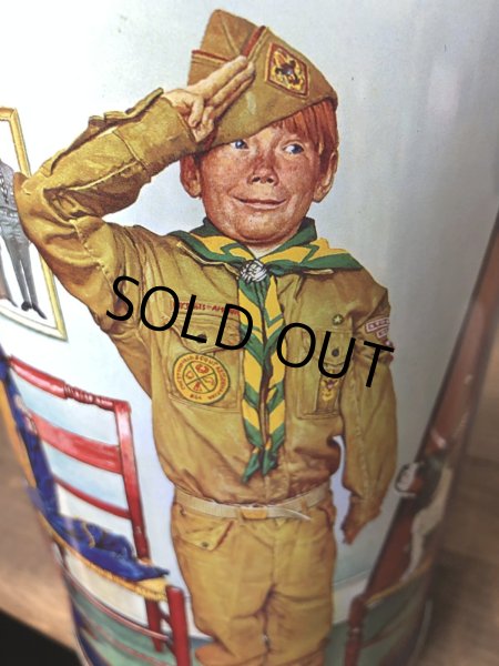 画像8: Advertising Tin Can Norman Rockwell Can't Wait!  (R418) (8)