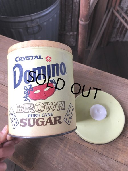 画像8: Advertising Tin Can Crystal Domino Brown Sugar (R420) (8)