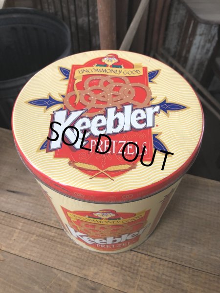 画像2: Advertising Tin Can Keebler Pretzels (R425) (2)