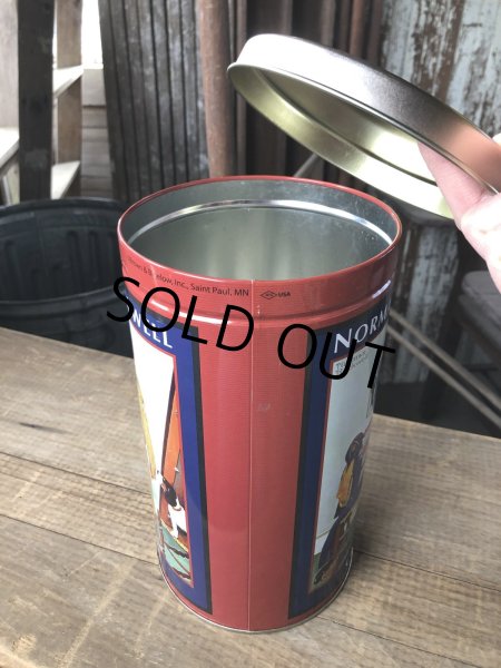 画像4: Advertising Tin Can Norman Rockwell Can't Wait!  (R418) (4)